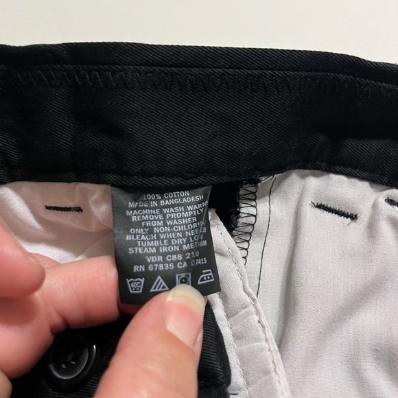 Nautica Clipper Relaxed Fit Black Pants W36 L30 - Picture 4 of 6